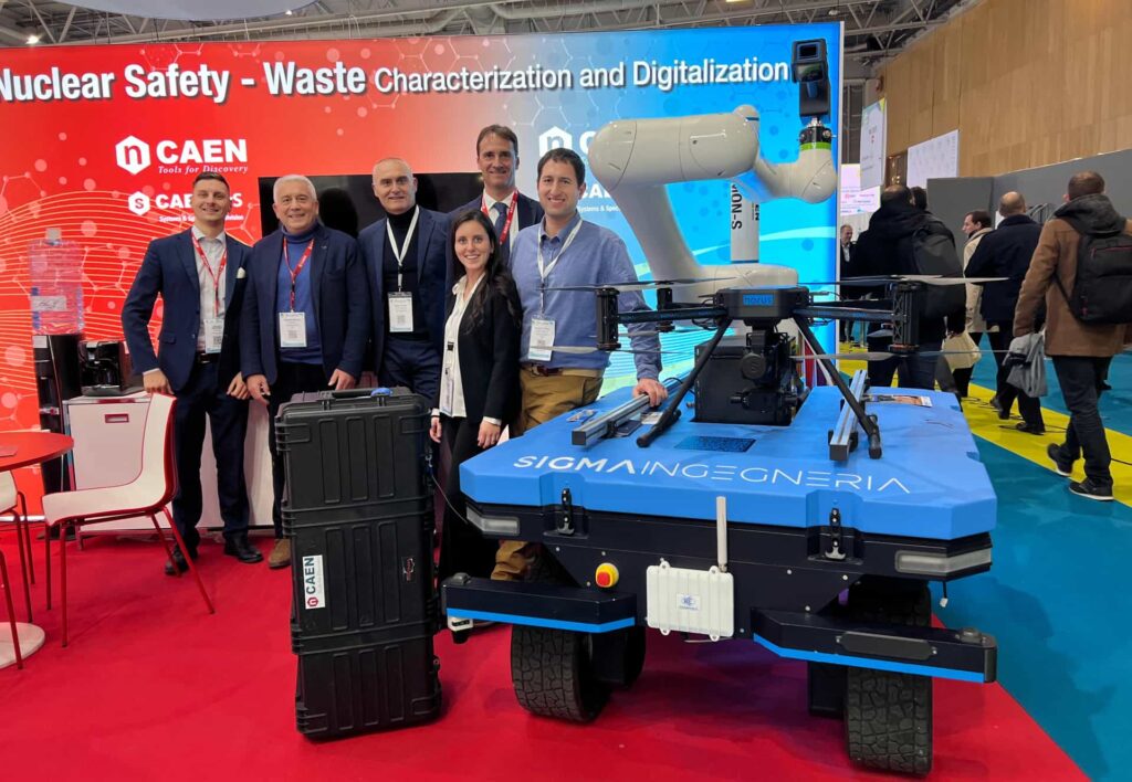 During the event we showed the RADHAND 600 integrated with a UGV engineered by Sigma Ingegneria.