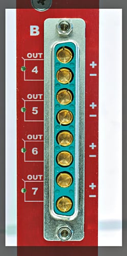 D-Sub 8W8 connector. (Factory name: DC8W8SA00LF)