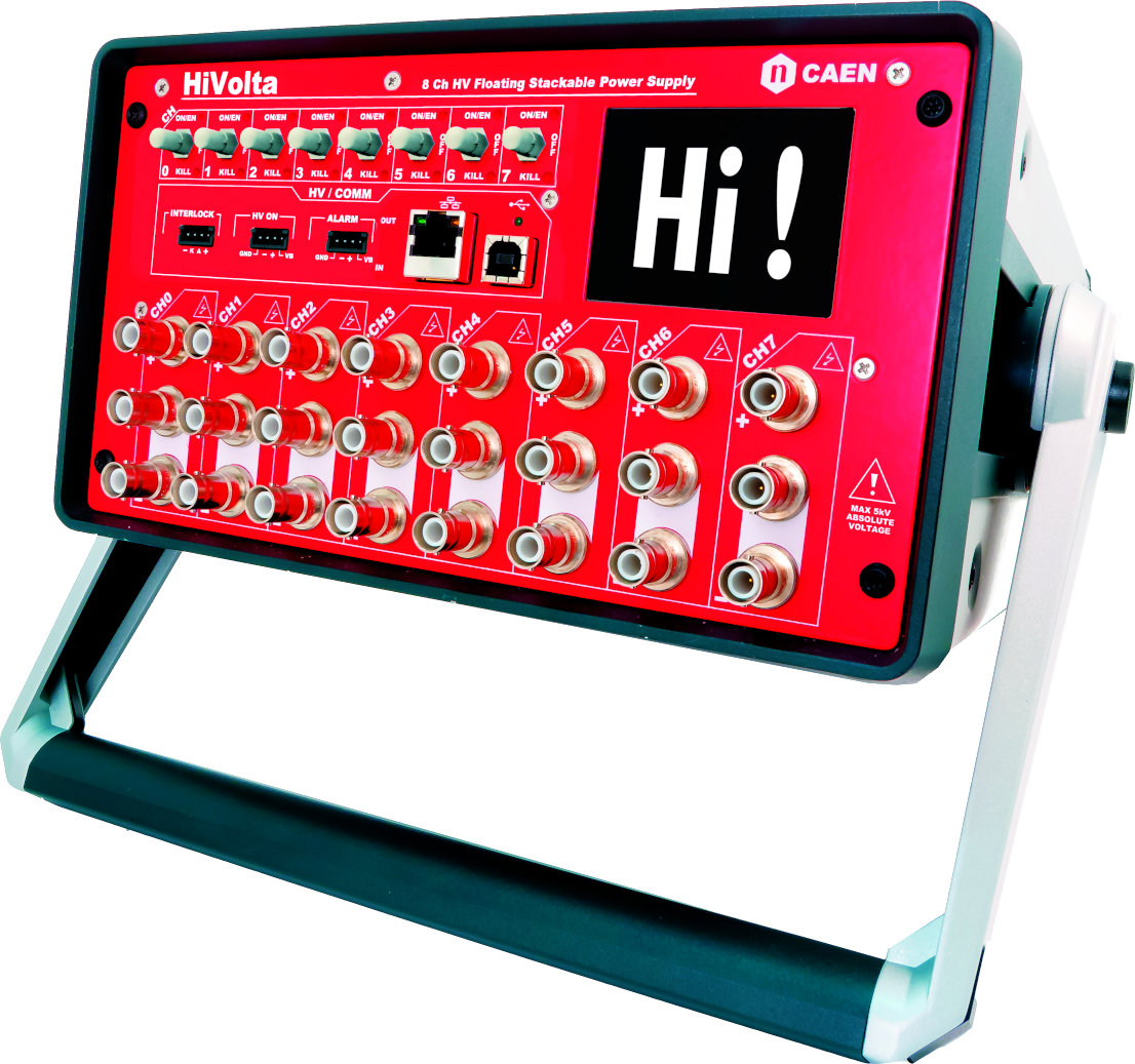 Photo of 8 Channel 1kV/1mA Floating Stackable Power Supply with USB, Ethernet & Touchscreen