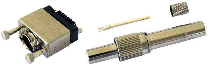 Photo of HV Connectors