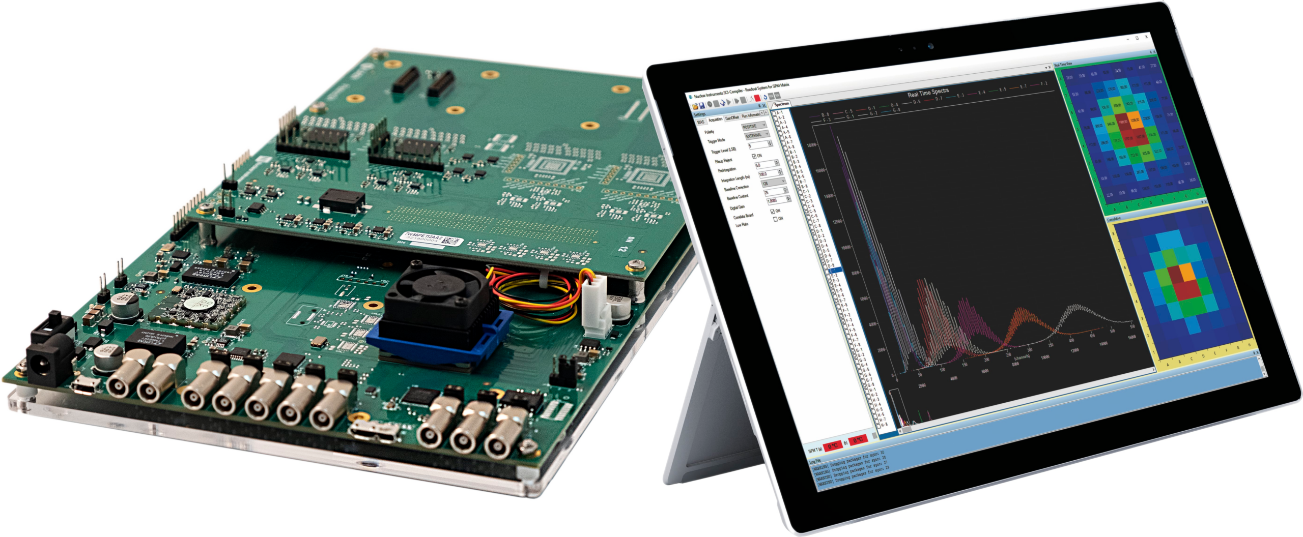 Photo of Programmable Weeroc ASIC Readout Systems for SiPM Detectors